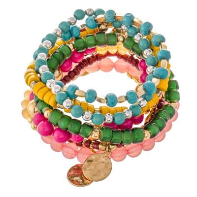 bright bead bracelet