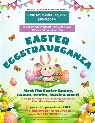 Easter Eggstraveganza flyer, 3-22-26 Easter Eggstraveganza flyer, 3-22-26