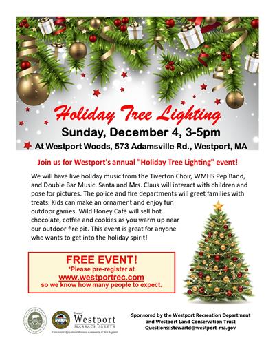 flyer holiday tree lighting