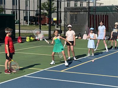 tennis, hit in line