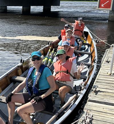In boat