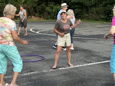 ladies dancing fun