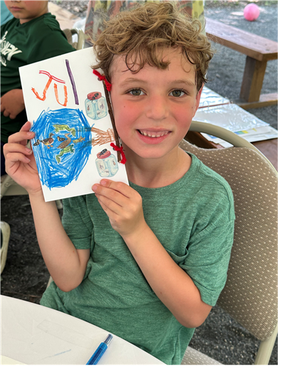 boy with journal