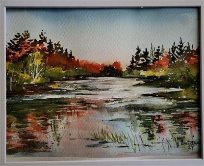 Fall Lake Scene