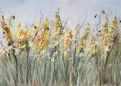 meadow, field of gold