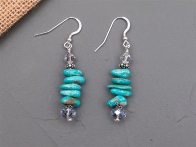 tourquoise dangle earrings